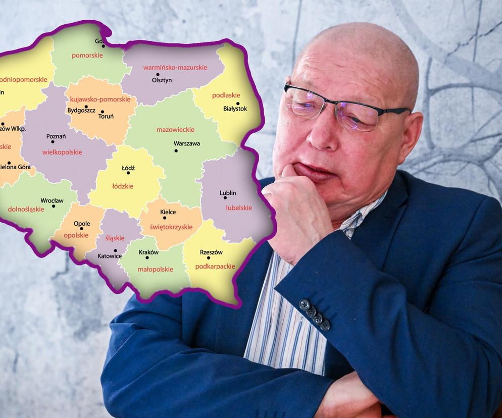 Jasnowidz Jackowski widzi nowy podział Polski. Rzeszów nie leży w dobrym miejscu 