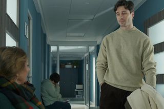 	Barwy szczęścia odc. 3202. Józefina Rawiczowa (Elżbieta Jarosik), Cezary (Marcel Opaliński)