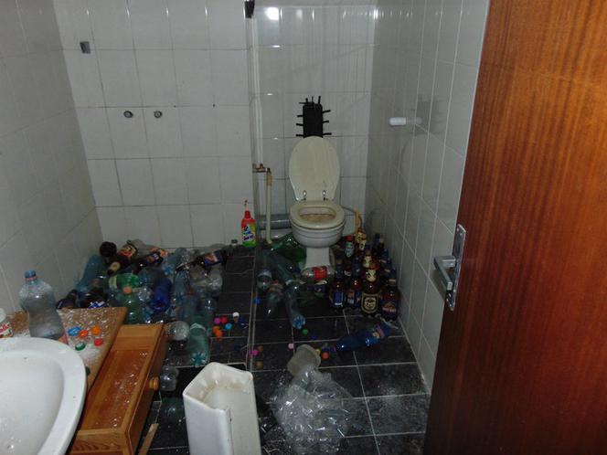 Opuszczony pensjonat w górach