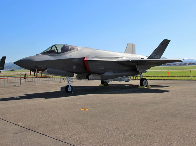  Amerykański F-35A Lightning II. Sacheon Air Show 2024