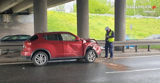 Koszmarny wypadek na DTŚ w Katowicach. Na miejscu zginęła 53-letnia kobieta