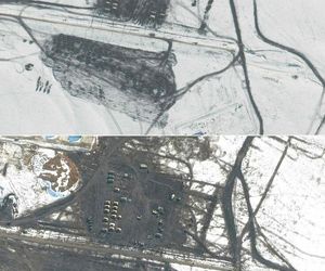 Putin gromadzi sprzęt 50 km od granicy z NATO! Wszystko widać na zdjęciach!