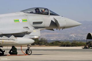 Eurofighter Typhoon należący do RAF