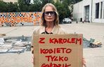 Magda Cielecka maszeruje dla Rafała Trzaskowskiego