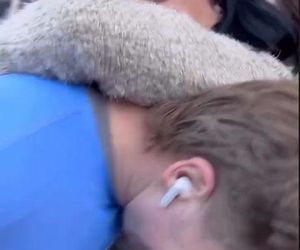 Katarzyna cichopek dopinguje męża na Maratonie Nowojorskim