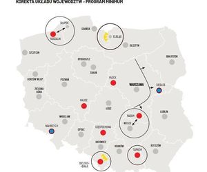 Nowy podział województw