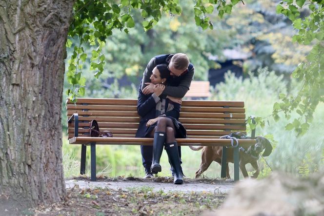 Jacek Ozdoba odpoczywa z żoną po ślubie