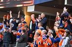 Prezydent RP Andrzej Duda w Edmonton, podczas pierwszego spotkania Play Off NHL-Los Angeles Kings z Edmonton Oilers