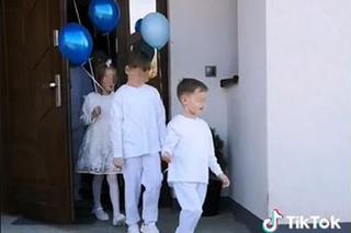 Internauci z Tik Toka wzruszeni po wideo rodziny z Horyńca. Tak pożegnała jednego z pięcioraczków [ZDJĘCIA].