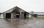 Pożar stodoły i solidarna pomoc rolników