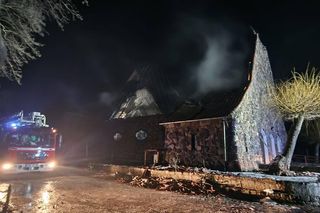 Kaplica spłonęła niemal doszczętnie 