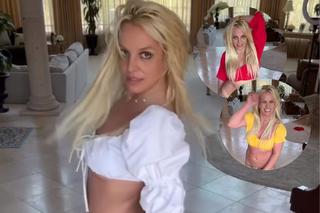 Britney Spears pląsa po salonie w kusych majteczkach. Nie pozostawiła wiele dla wyobraźni 