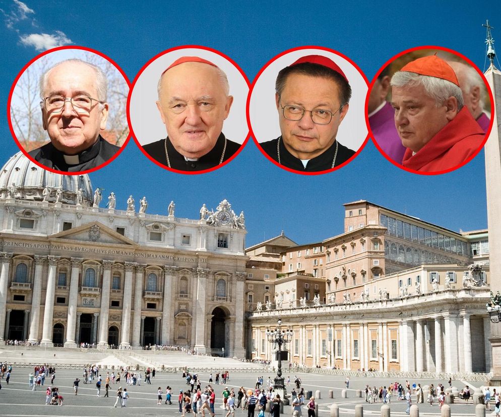 Konklawe, czterech Polaków: kard. Stanisław Ryłko, kard. Kazimierz Nycz, kard. Konrad Krajewski i kard. Grzegorz Ryś.