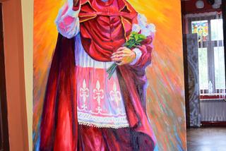 Ostatnie dzieło malarza Eliasza Dyrowa 3-metrowy kardynał stefan wyszyński