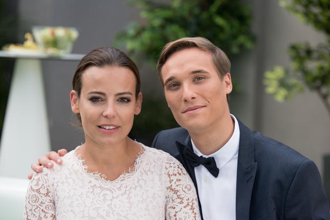M jak miłość, Olek (Maurycy Popiel) i Magda (Anna Mucha)