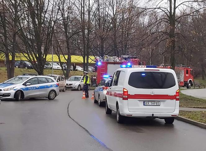 Wypadek w Krakowie