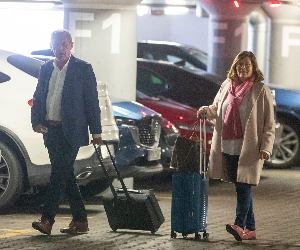 Santos przywiózł żonę do Polski