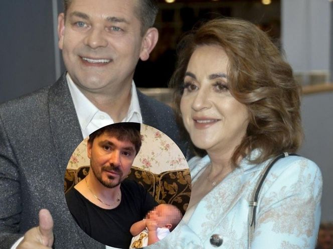 Takich obrazków jeszcze nie widzieliście! Daniel Martyniuk z dzieckiem na ręku