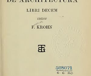 Vitruvii. De architectura libri decem