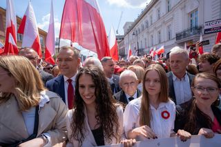  Jarosław Kaczyński na marszu Karola Nawrockiego