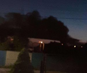 Bochnia. Magazyn i składowisko opon stanęły w ogniu