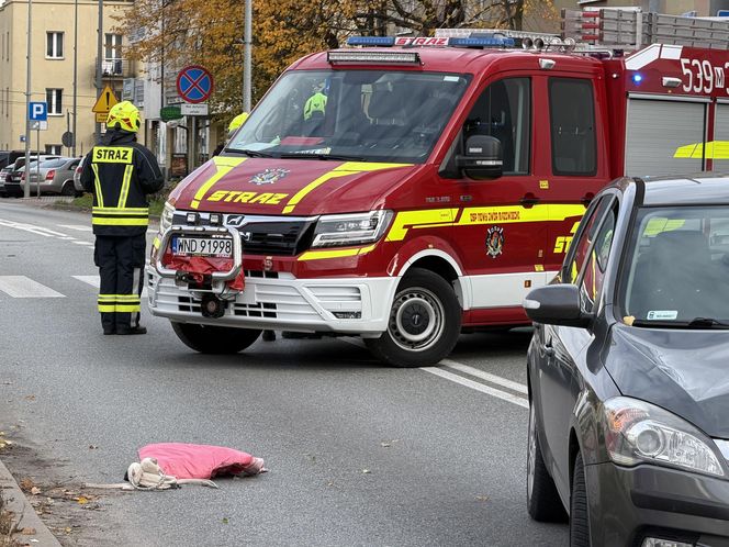 Dziewczynki potrącone na przejściu