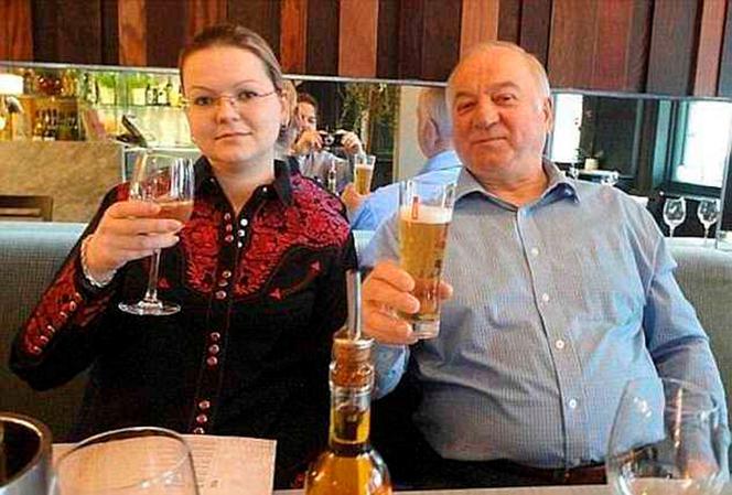 Siergiej Skripal i córka Julia Skripal 