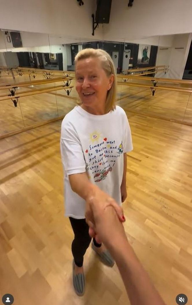 Barbara Bursztynowicz na treningu