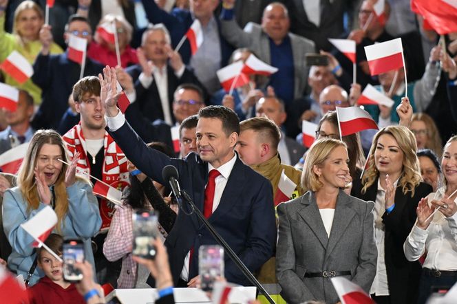 Rafał Trzaskowski tuż po ogłoszeniu wyników I tury