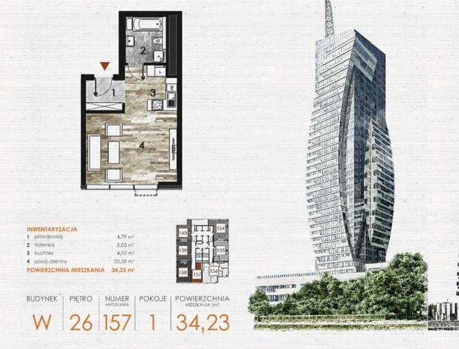 Olszynki Park w Rzeszowie. Plan mieszkania