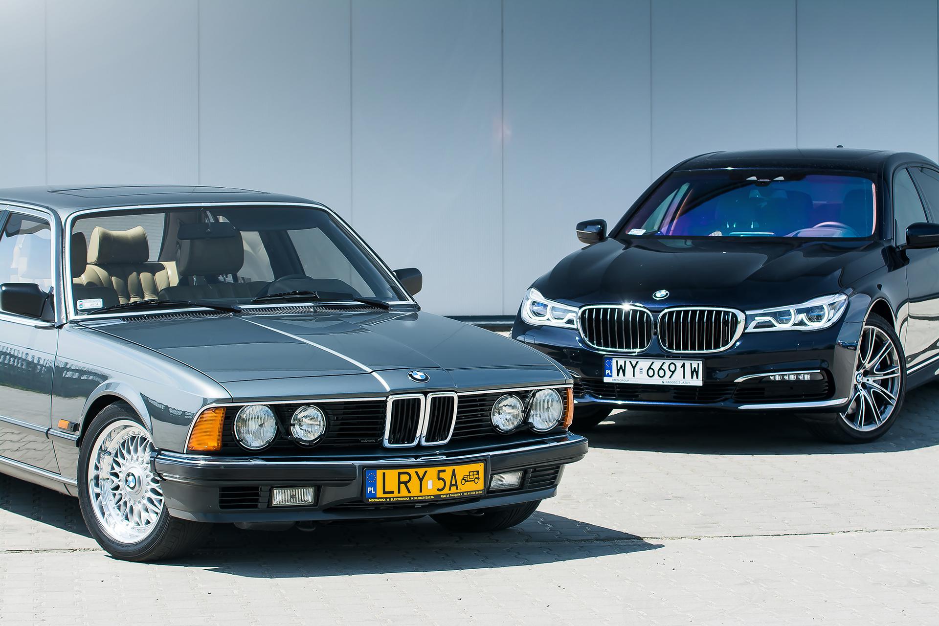 BMW 750Ld xDrive G12 & BMW 745i E23 Super Express