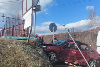 Wypadek na feralnym skrzyżowaniu w Ambrożowie