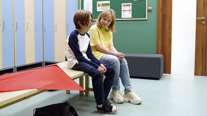 	Barwy szczęścia odc. 2801. Emilka (Jessica Frankiewicz), Emil (Artem Malashchuk)