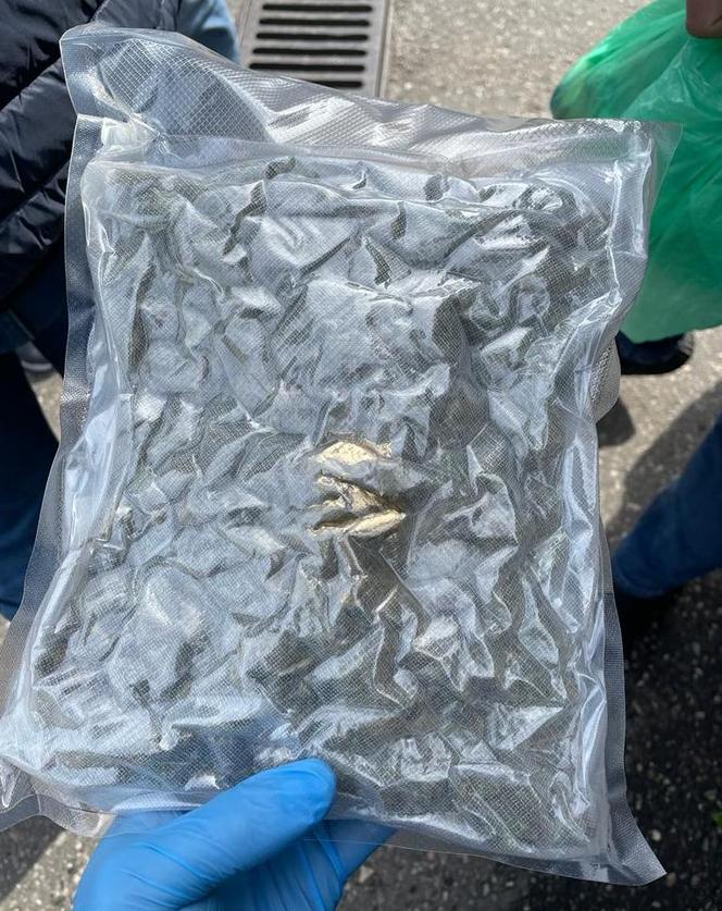 Marihuana w pomarańczach na obwodnicy Leszna