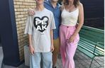 Barwy szczęścia nowy sezon po wakacjach. Asia (Anna Gzyra-Augustynowicz), Emil (Artem Malaszczuk), Hubert (Marek Molak) na planie