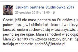 Partner na studniówkę Lublin 2017