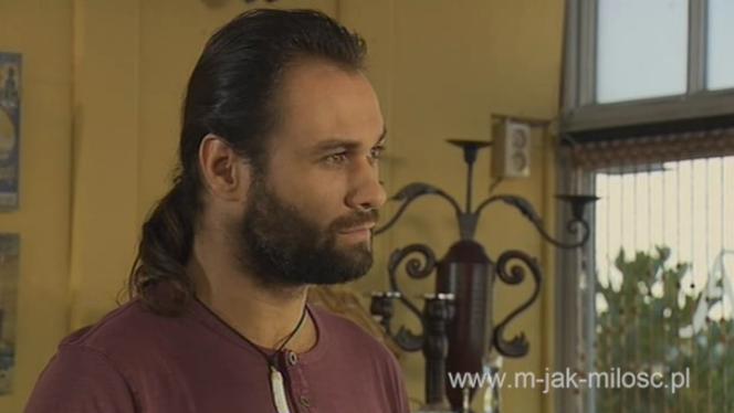 M jak miłość odcinek 1192. Jacek Barycki (Łukasz Pracki)
