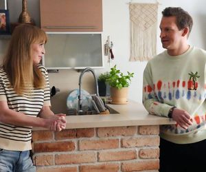 Barwy szczęścia odc. 3251. Łukasz (Michał Rolnicki), Agnieszka (Katarzyna Tlałka)