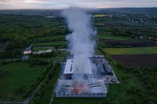 Pożar sortowni śmieci w Przemyślu