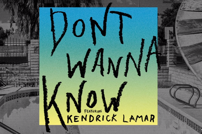 Maroon 5 okładka singla Don't Wanna Know