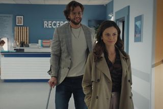 	M jak miłość odc. 1847. Kasia (Paulina Lasota), Mariusz (Mateusz Mosiewicz)