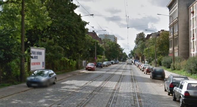 Ulica Potulicka w Szczecinie przed przebudową