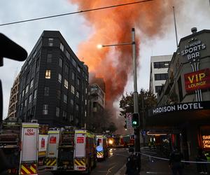 Pożar siedmiopiętrowego budynku w centrum Sydney