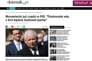 Morawiecki juz rządzi partia. Burza po publikacji SE