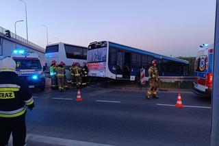 Kraksa autobusów w Nowej Hucie. Nie żyje 61-letni kierowca MPK