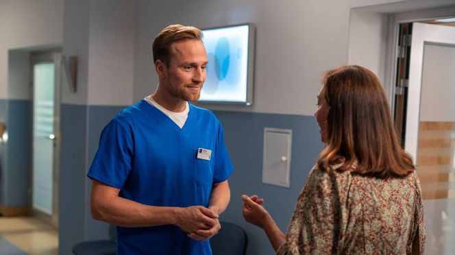 Na dobre i na złe odc. 940. Michał Wilczewski (Mateusz Janicki), matka Marii (Małgorzata Then-Stępień)