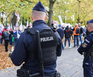 Protest hutników w Warszawie (23.10.2024)