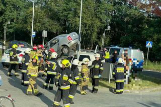 Wypadek w Zdzieszowicach. Przy Mrówce zderzyły się dwa samochody 