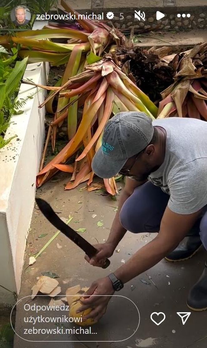 Michał Żebrowski pokazał oko cyklonu! Potworne zniszczenia po Melissie