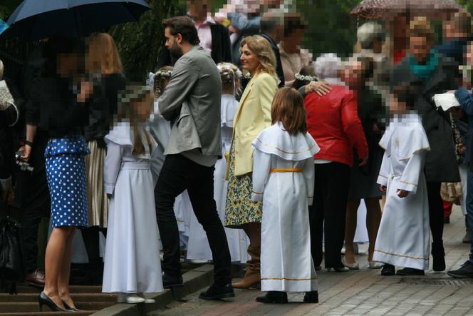 Komunia syna Tomka Makowieckiego i Reni Jusis